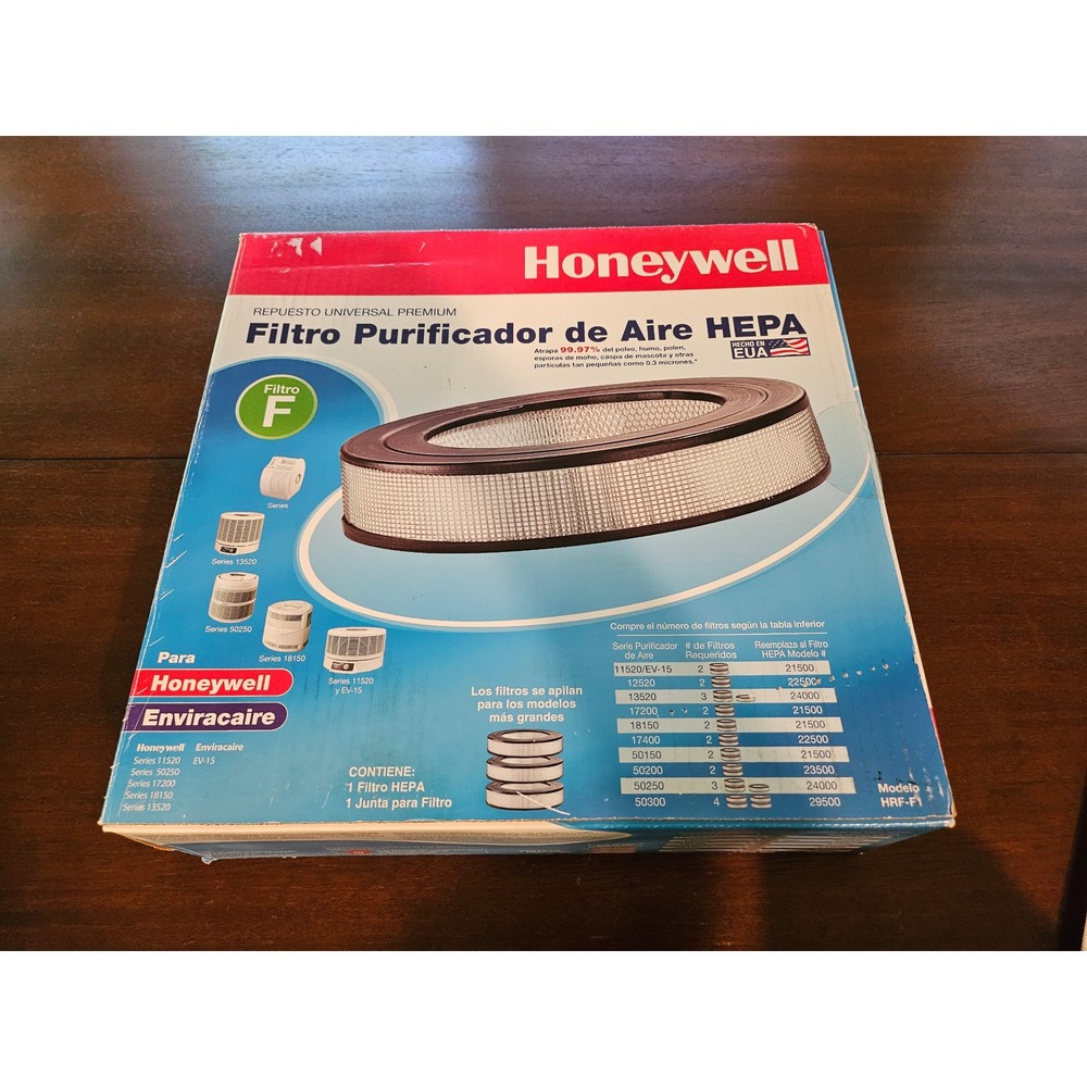 Honeywell HEPA Air Purifier Filter F White Universal Replacement HRF-F1